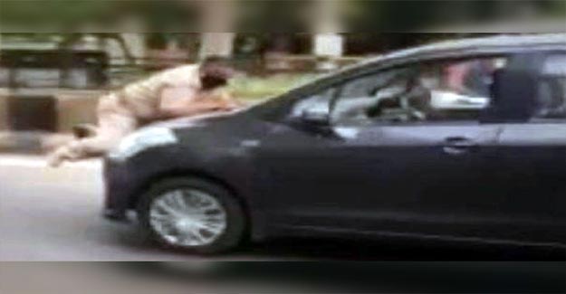 Lockdown : पंजाब पुलिस ने कार रोकने को कहा, तो ASI को बोनट पर घसीटते हुए ले गया