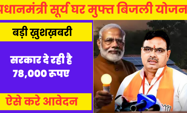 PM Surya Ghar Muft Bijli Yojana Rajasthan 2024