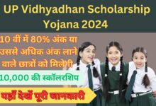 UP Vidhyadhan Scholarship Yojana 2024