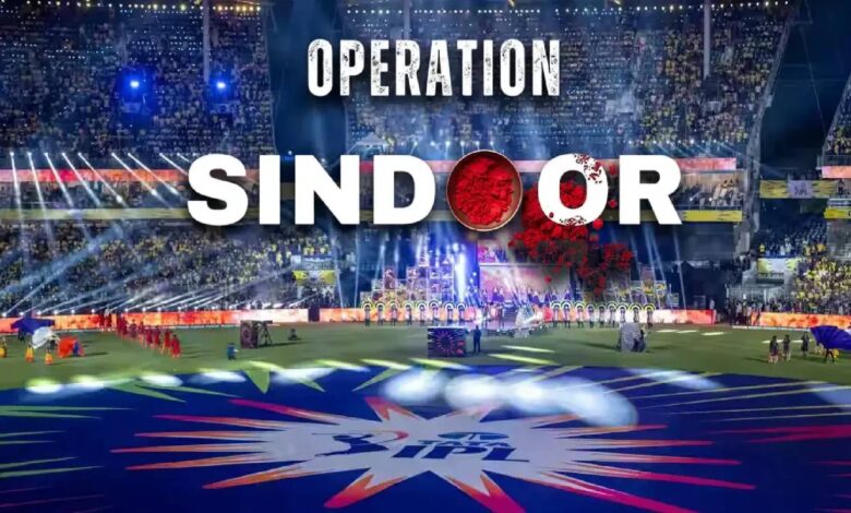 Celebration of Operation Sindoor at the end of IPL