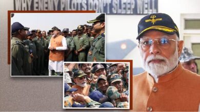 PM Modi met army soldiers at Adampur Airbase