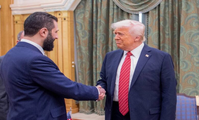 US President Donald Trump meets former HTS terrorist leader Ahmed al Shara
