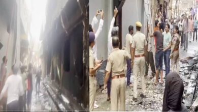 fire in Ajmer hotel people jumped from windows to save their lives