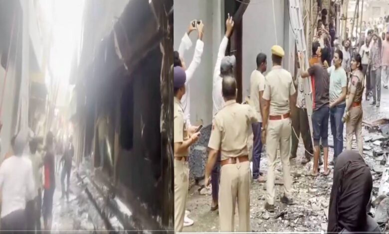 fire in Ajmer hotel people jumped from windows to save their lives