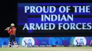 Celebration of Operation Sindoor at the end of IPL