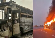 lucknow bus fire