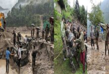Massive landslide Sikkim 3 army soldiers martyred 9 still missing