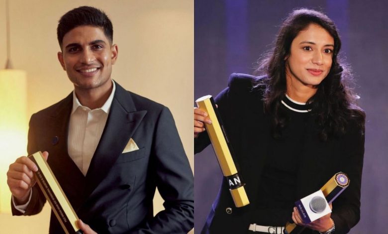 gill-mandhana-bcci-international-cricketers-of-the-year