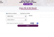 rbse-5th-8th-result-2026