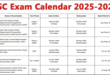 ssc-calendar-2026-exam-date-changes
