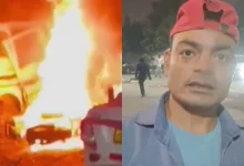 delhi-assembly-gate-broken-car